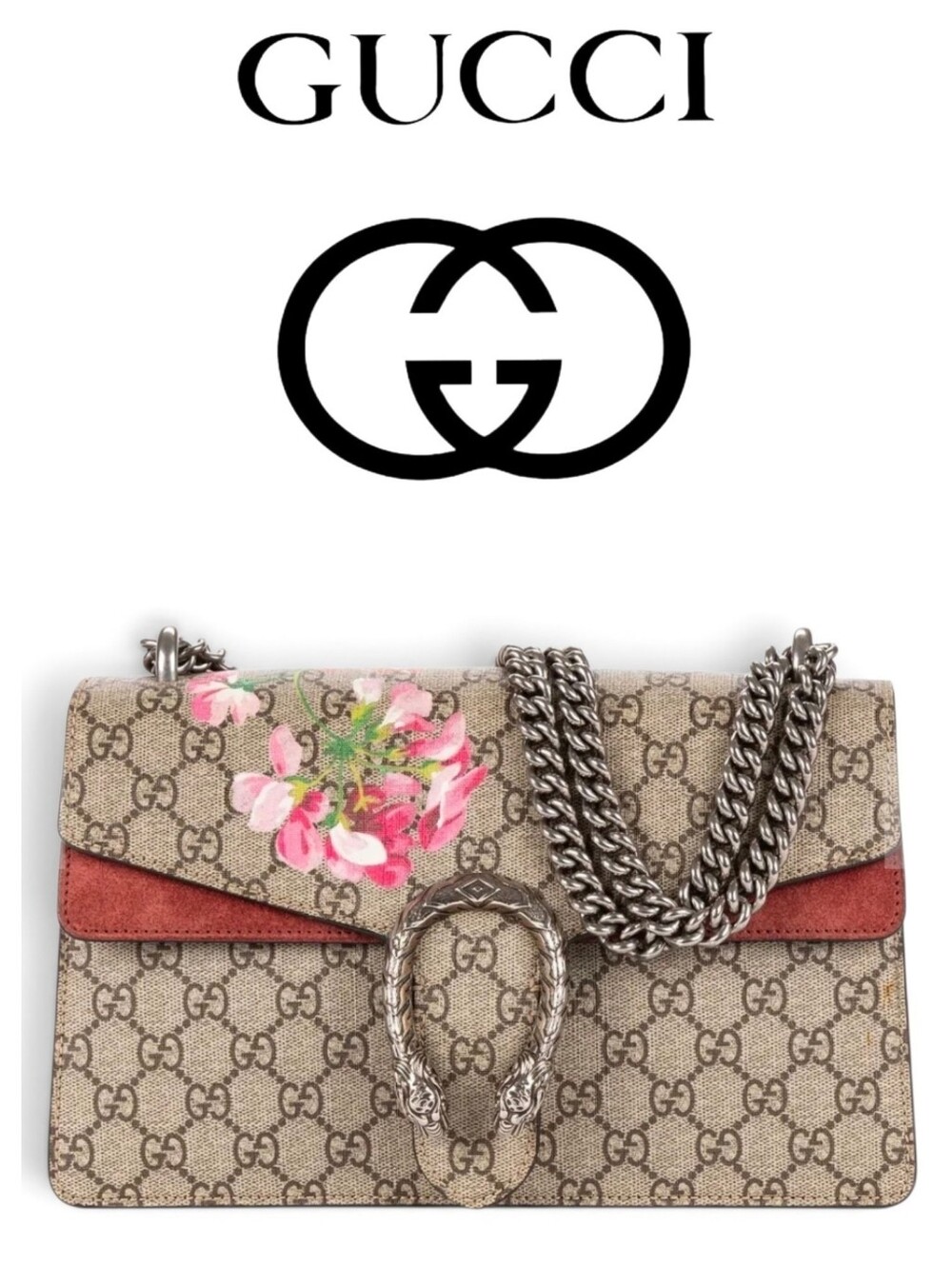 Gucci Supreme Dionysus GG Blooms Floral Crossbody w/ COA (Retail $2350)